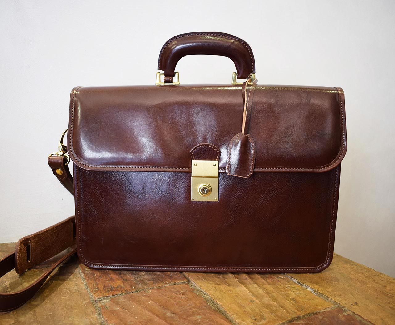 Leather Briefcase - Veritas