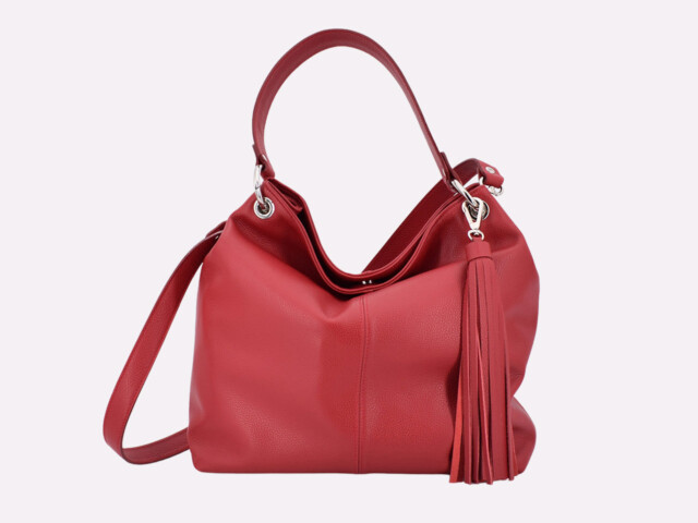 Diana, Italian leather handbag designed and handcrafted in Rome by Riccardo Mancini