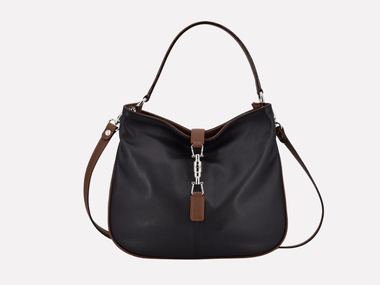 Alma, Italian leather handbag designed and handcrafted by Riccardo Mancini