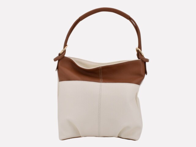 Maia, Italian leather handbag designed and handcrafted in Rome by Riccardo Mancini